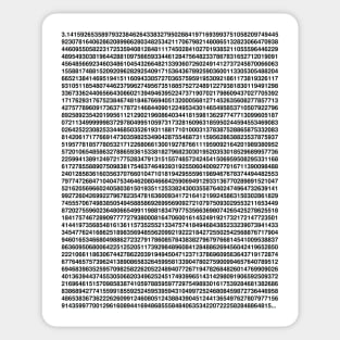 DIGITS OF PI (BOX) Sticker